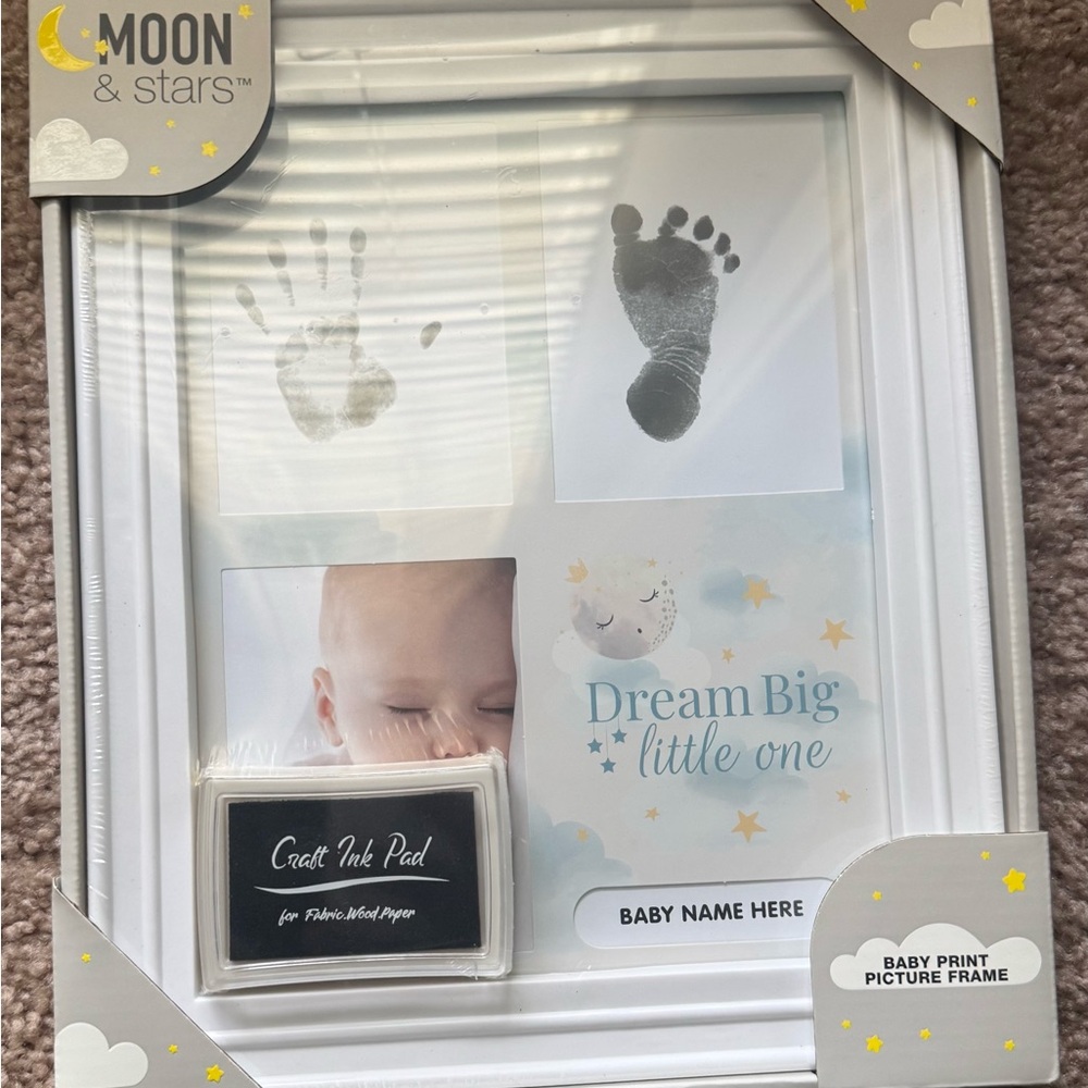 Moon & Stars Baby Print Picture Frame